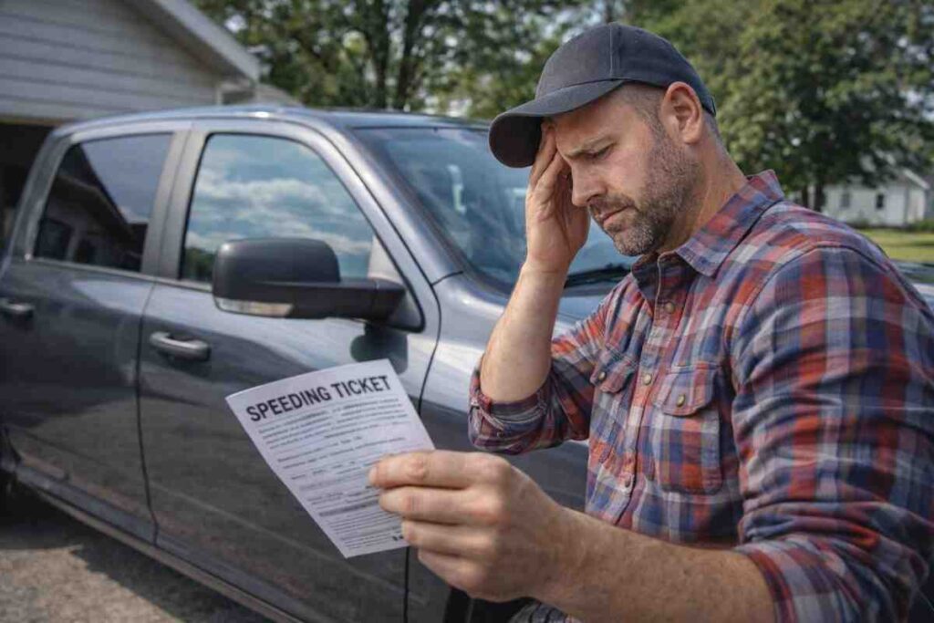 A truck driver realizing that moving violations in a personal vehicle can still suspend his commercial CDL.
